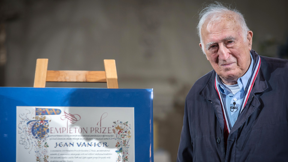 장 바니에는 2015년, 종교계의 노벨상이라 불리는 템플턴상을 수상했다. 사진 출처 플리커