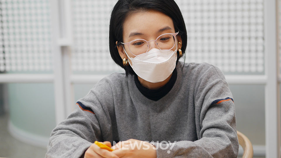 편집회의를 서클로 하자고 해서 경악했다는 김가연 씨. 지금은 좋다고 한다. 뉴스앤조이 구권효