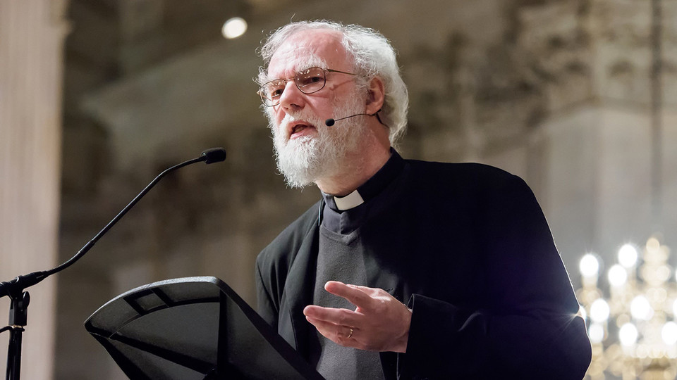 흑백의 사제(?) 로완 윌리엄스(Rowan Duglas Williams 1950~). 사진 출처 플리커