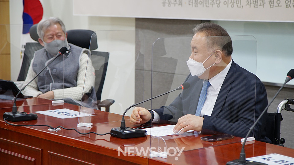 더불어민주당 이상민 의원은 "대선을 앞둔 지금,  그리스도인들이 평등법·차별금지법 제정을  더 강력히 요구해 달라"고 말했다. 뉴스앤조이 나수진