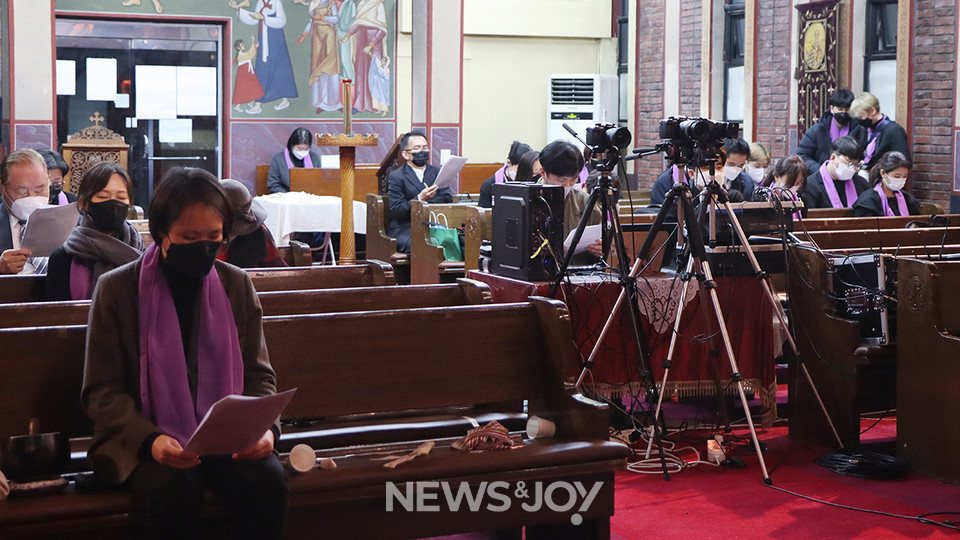 WCC 11차 총회 한국 동행 모임의 일곱 번째 예배가 3월 30일 서울 마포구 아현동 한국정교회 성니콜라스대성당에서 열렸다. 이번 예배 주제는 '성평등'이었다. 뉴스앤조이 나수진