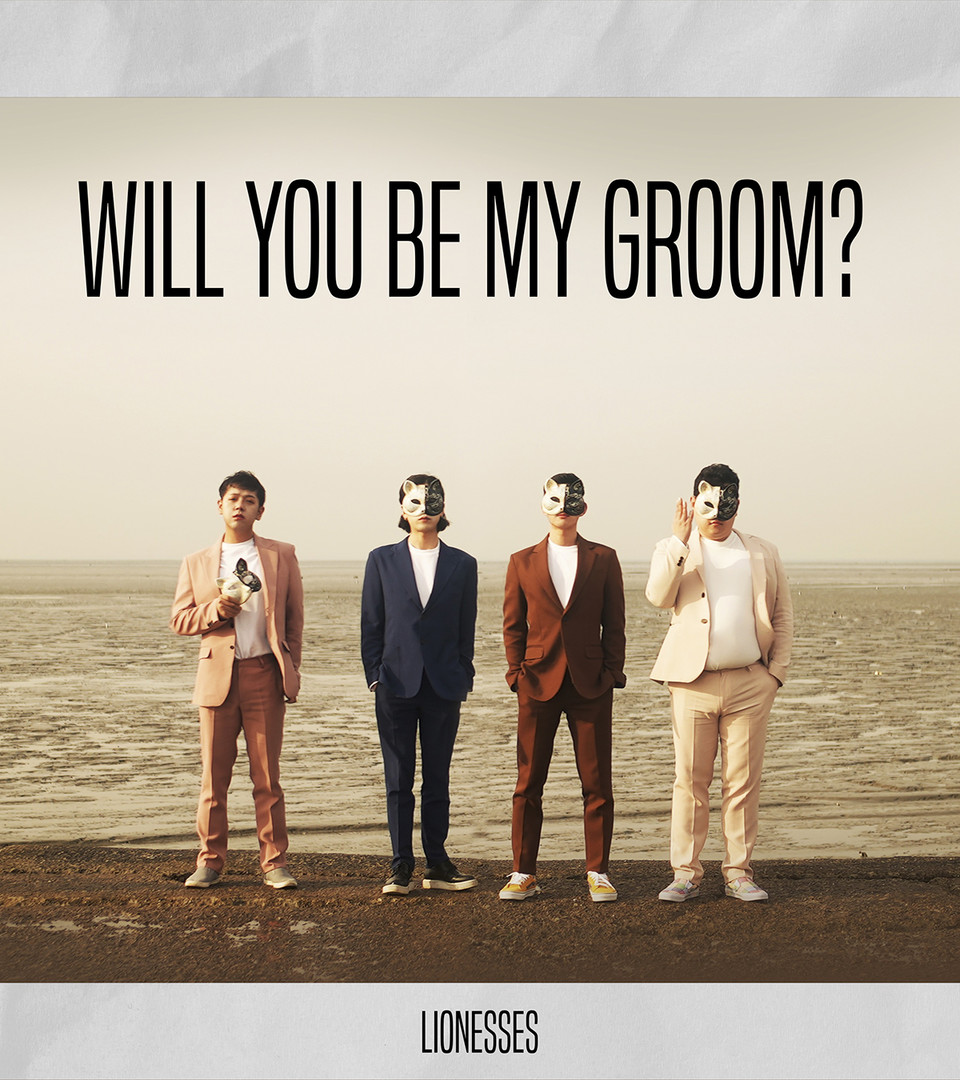 4월 1일에 발표한 'Will You Be My Groom?' 앨범 자켓 사진. 앨범 소개란에는 