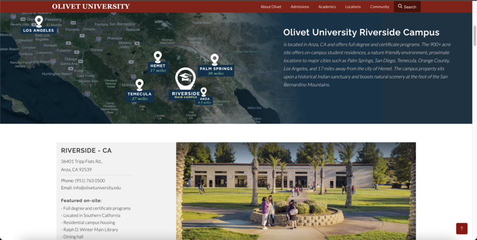 올리벳대 측은 학교가 자발적으로 운영을 종료한 것이며, 폐쇄당한 게 아니라는 입장을 보내왔다. 또한 뉴욕주 교육부의 관료주의와 ＜뉴스위크＞ 기자들이 결탁한 합작물이라는 의견도 피력했다. 현재 올리벳대 홈페이지에는 뉴욕 캠퍼스가 빠진 상태다. 올리벳대 홈페이지 갈무리