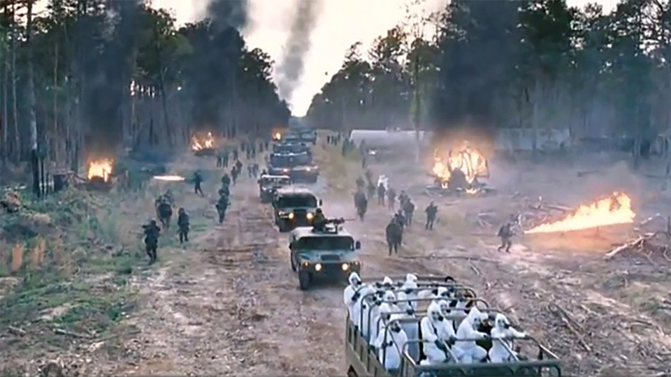 영화 '미스트'(2007)의 마지막 씬. '미스트' 스틸컷