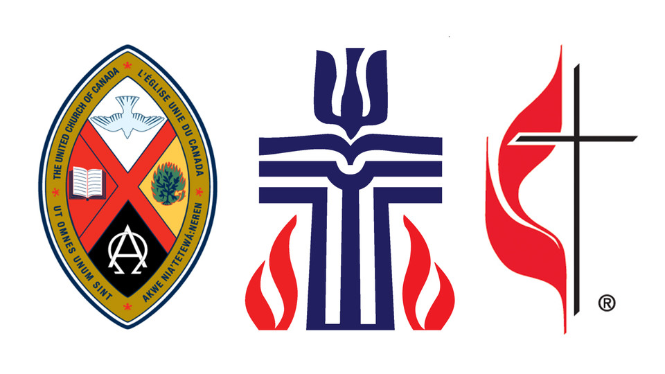 한국교회와 달리 해외 교단은 목회자 성폭력 문제에 대처하기 위해 1990년대부터 제도를 시행·정비해 왔다. 왼쪽부터 UCC, PCUSA, UMC 교단 마크. 