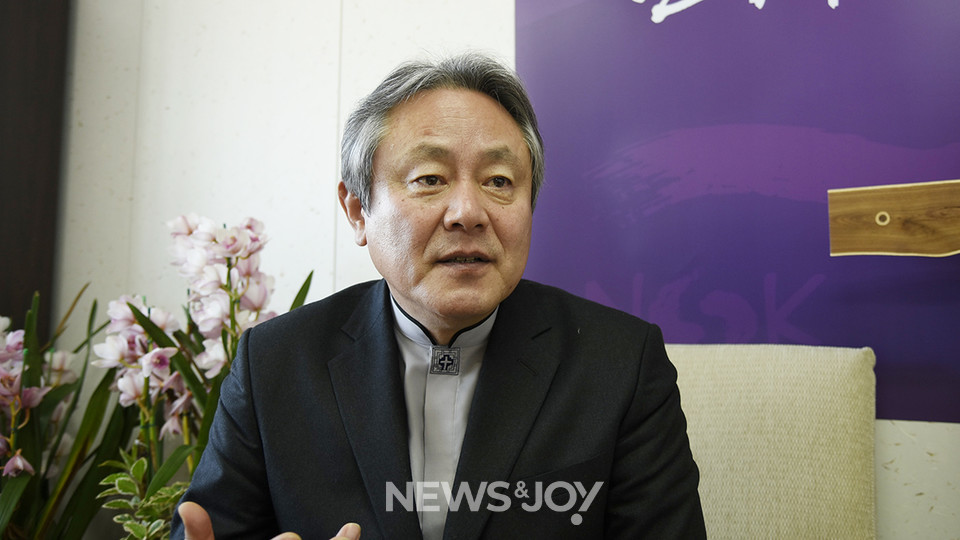 교회협 이홍정 총무. 뉴스앤조이 이용필
