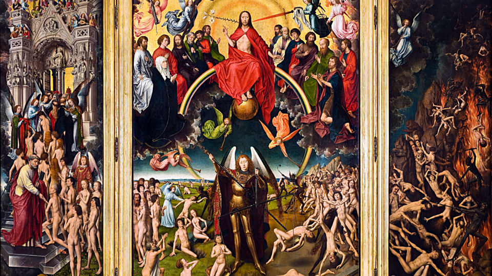 한스 멤링(Hans Memling, 1440~1494), '최후의 심판'. 사진 출처 National Museum (Gdańsk, Poland)