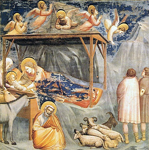 Giotto di Bondone, '그리스도의 탄생'. 사진 출처 commons.wikimedia.org