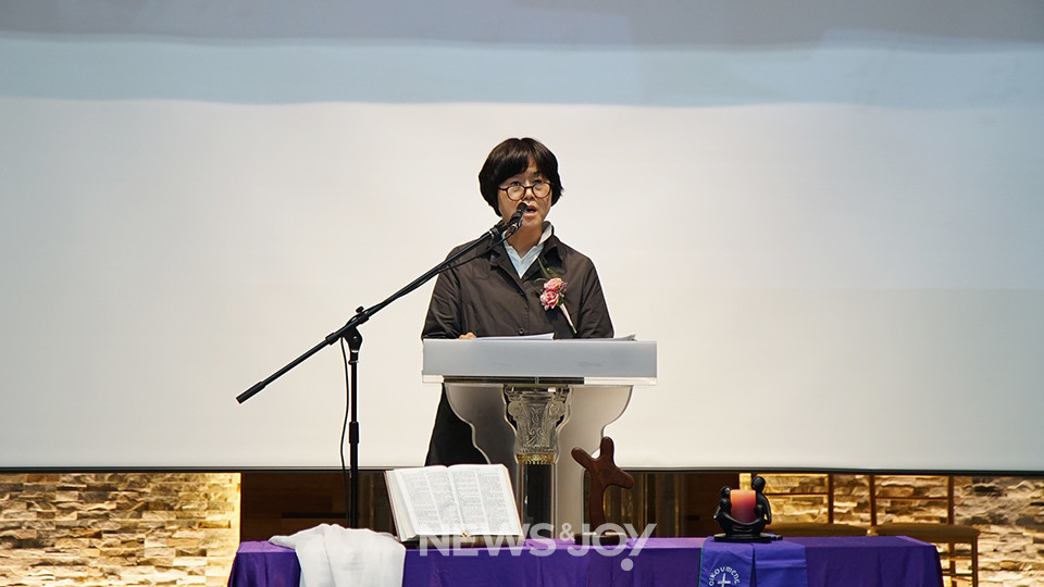 손은정 목사는 인권센터가 한국 사회 인권 운동의 중심지 역할을 하며 소외·배제된 이들의 곁을 지켰다고 했다. 뉴스앤조이 나수진