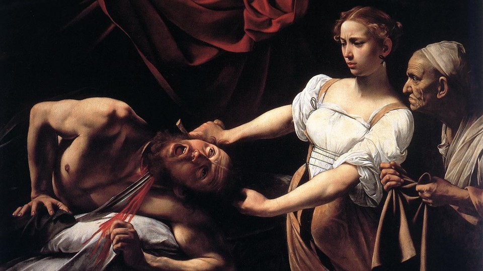 미켈란젤로 메리시 다 카라바조, '홀로페르네스의 목을 자르는 유디트'. 사진 출처 위키미디어 공용