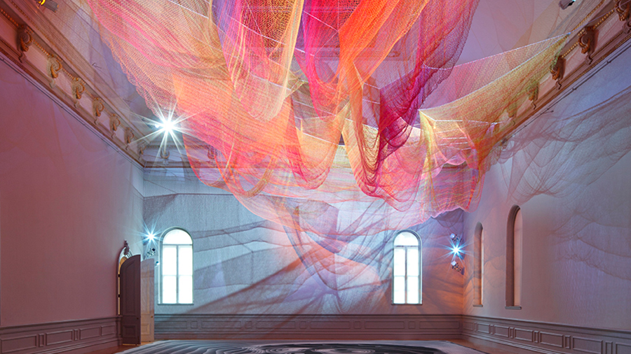 Janet Echelman, '1.8 Renwick'. 사진 출처 metropolismag.com
