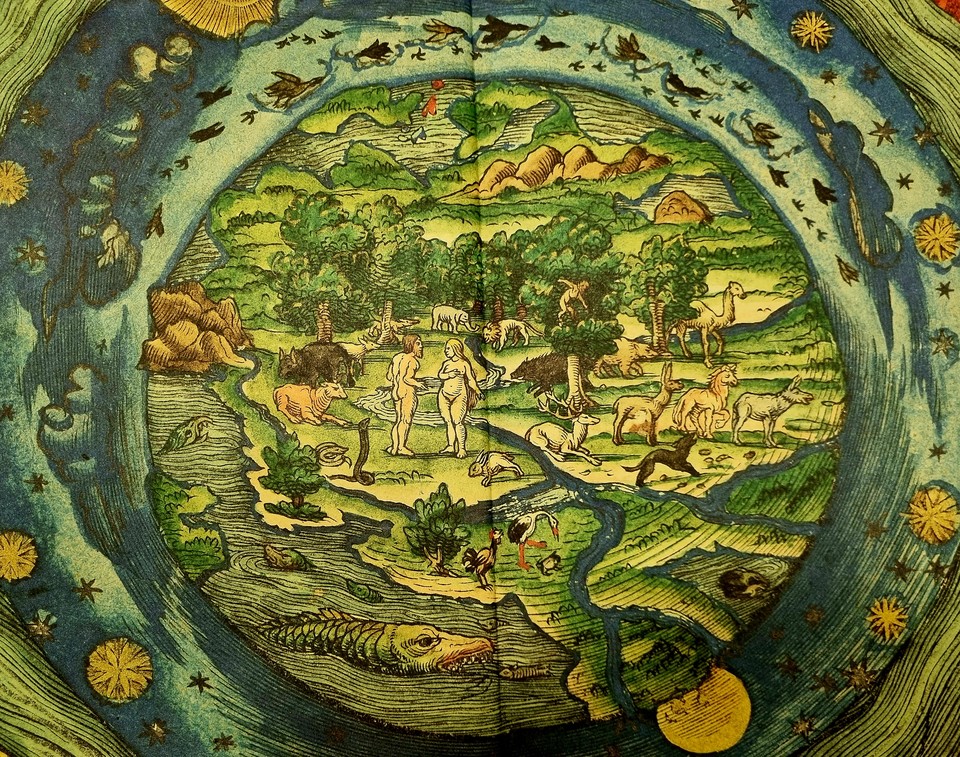 루터성경에 실린 천지창조 중 에덴동산 부분. 사진 제공 최주훈