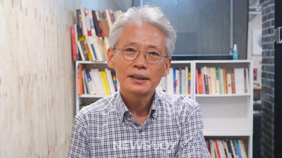 김원 연구위원은 강을 복원하고 기후 위기를 극복하는 일에 교회가 앞장서야 한다고 강조했다. 뉴스앤조이 안디도