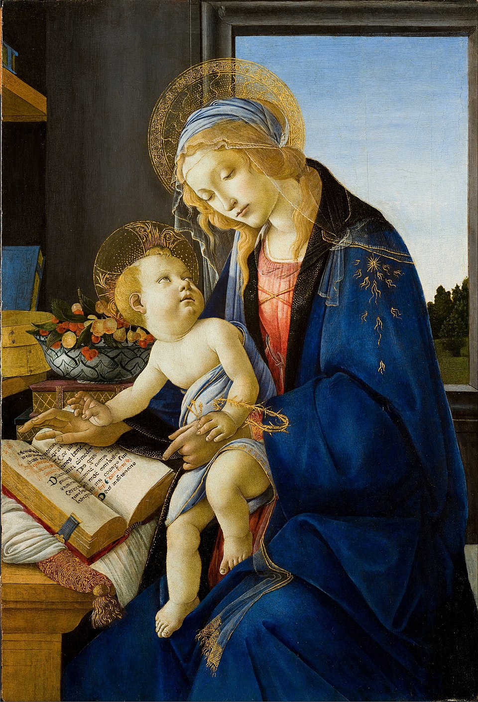 Sandro Botticelli, The Virgin and Child (The Madonna of the Book). 사진 출처 위키미디어공용