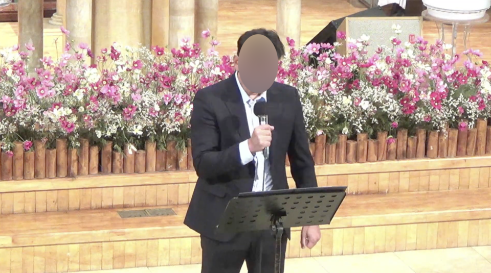 장로는 교회의 분열과 혼란을 막기 위해 모든 절차를 미루겠다고 했다. 무주장로교회 유튜브 갈무리