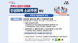 민생 회복 소비 쿠폰, 지역 경제 활성화한다면서 이주민 지급 배제
